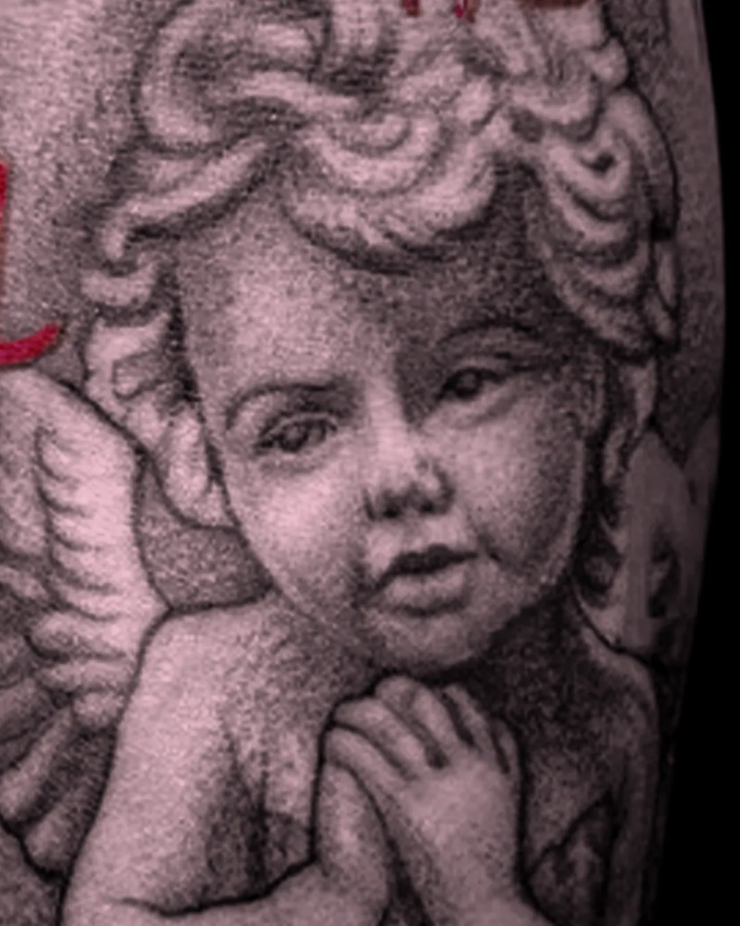 Mitologiczny tatuaż wykonany w Studio Hass w Stargardzie.